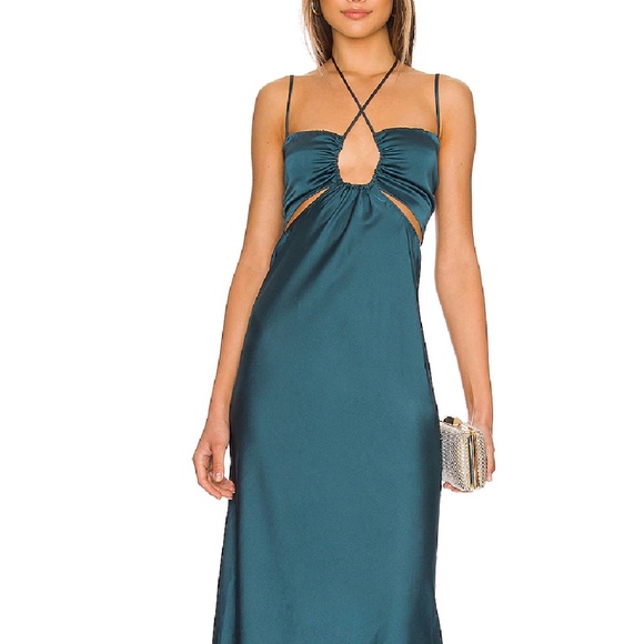 Show Me Your Mumu Codie Cut Out Dress JADE - Picture 1 of 11